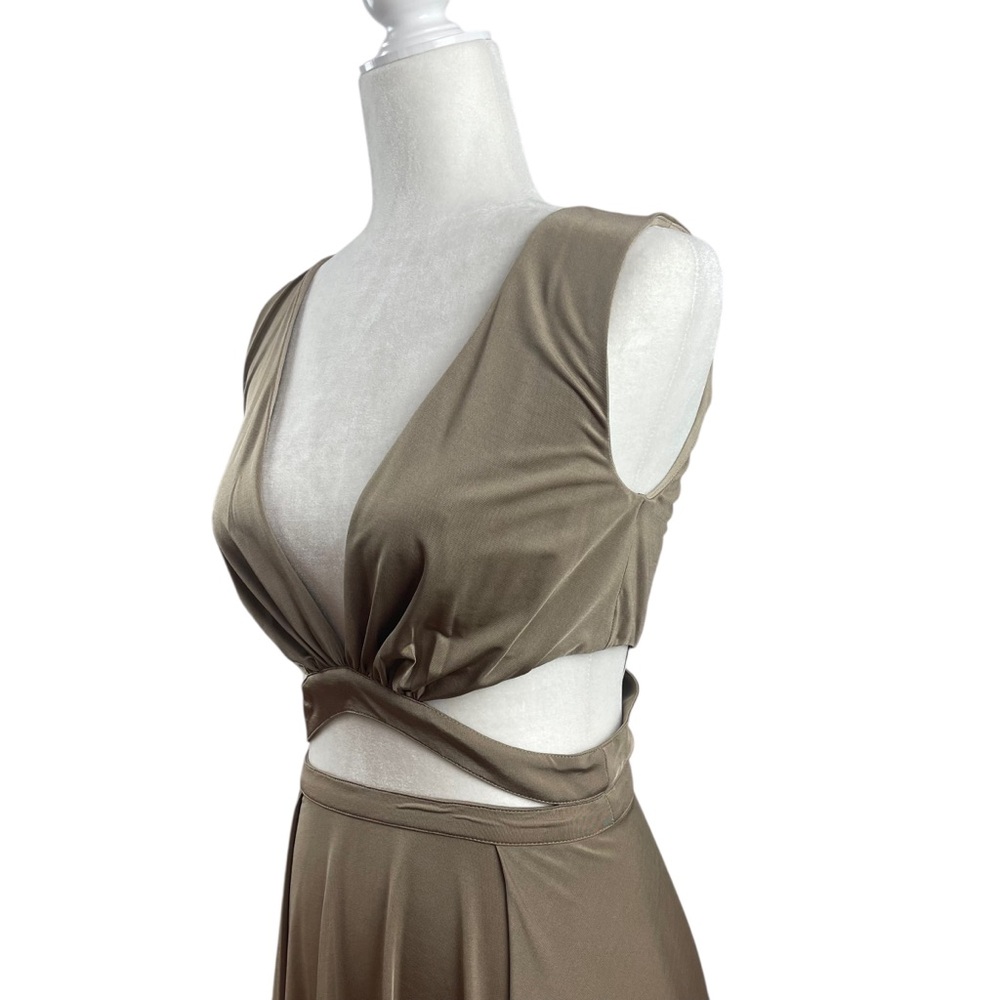 NWT ABYSS Craving Side Cut Out Maxi Dress Sz S - Picture 6 of 9